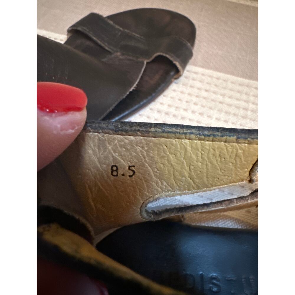 Bed Stu Soto Sandals Black Leather Size 8.5 - Picture 7 of 7